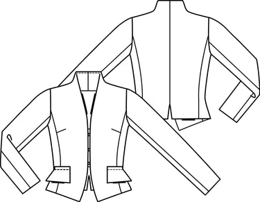 Knipmode 1803-25 jasje