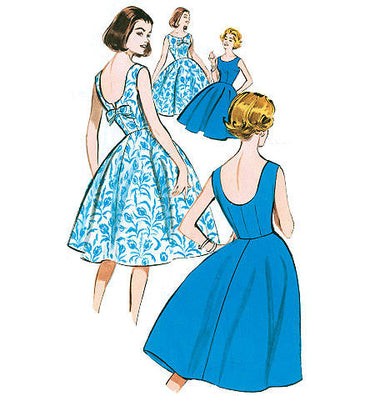 Butterick - B5748 Retro jurk in twee variaties