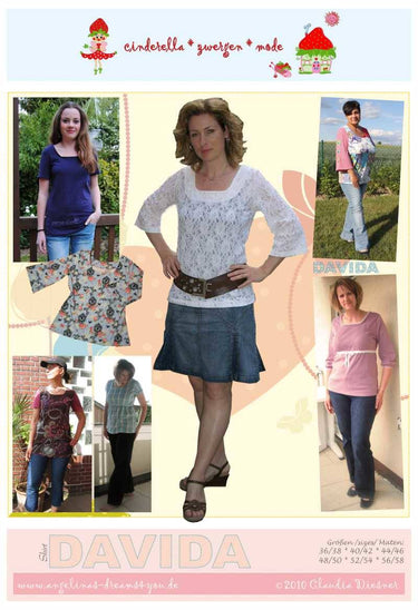 Cinderella Zwergenmode Davida dames shirt en tuniek