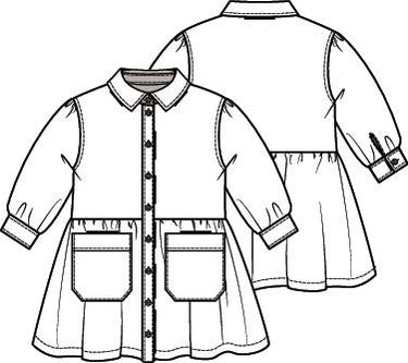 KNIPkids 2101-08 overhemdjurk