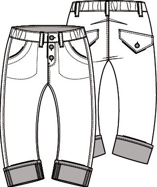 KNIPkids 2001-19 broek