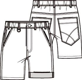 KNIPkids 2103-14 short mini me