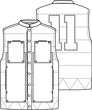 KNIPkids 2105-25 bodywarmer