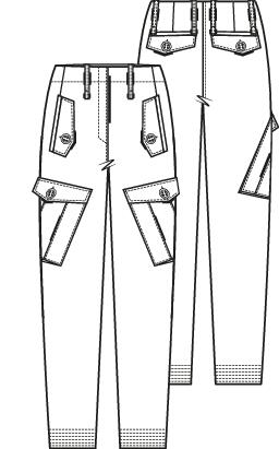 Knipmode 2201-19 broek