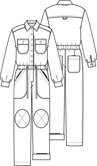 Knipmode 2203-22 jumpsuit