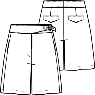 Knipmode 2204-09 short