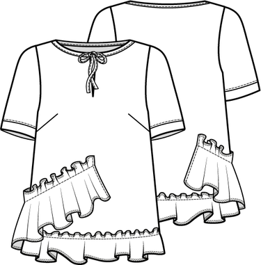 Knipmode 2206-18 t-shirt