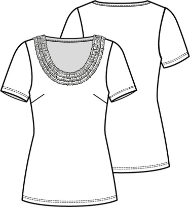 Knipmode 2206-20 t-shirt