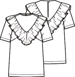 Knipmode 2101-22 blouse