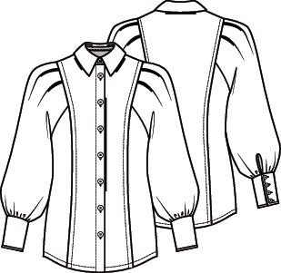 Knipmode 2110-09 blouse