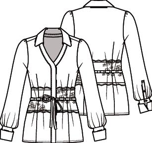 Knipmode 2011-07 blouse