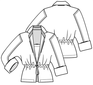 Knipmode 1908-16 blouse