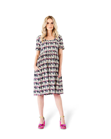 Knipmode 0819 - 4 jurk