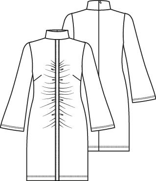 Knipmode 2202-15 jurk