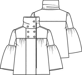 Knipmode 2202-18 vest