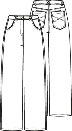 Knipmode 2202-07 broek