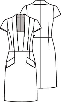 Knipmode 2104-16 jurk