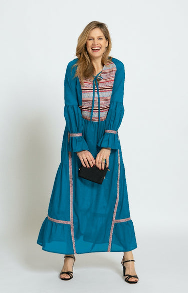 Knipmode 2104-20 maxi-jurk