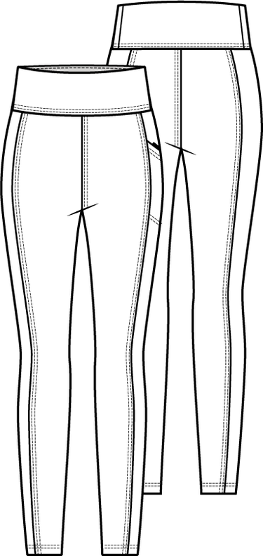 Knipmode 0423 - 20 - Sportlegging - Model