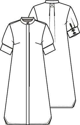 Knipmode 2105-11 jurk