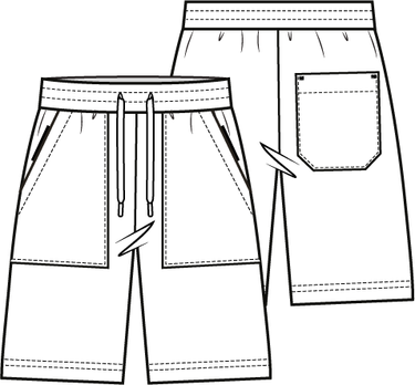 Knipmode 2205-01 short