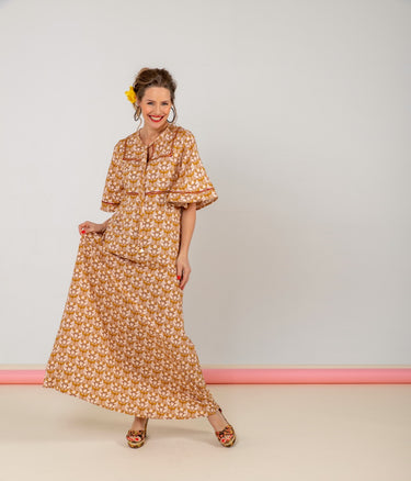 Knipmode 0621 - 12 - Maxi-jurk