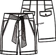 Knipmode 2007-19 short