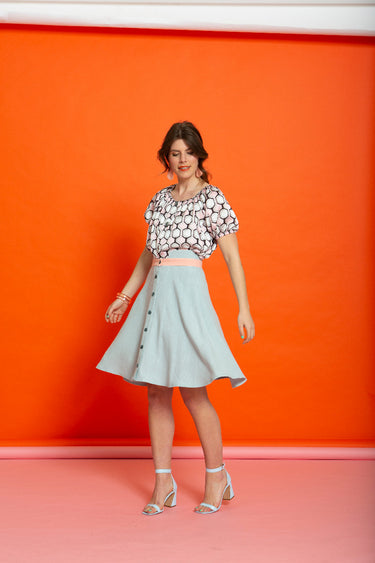 Knipmode 2108-02 blouse