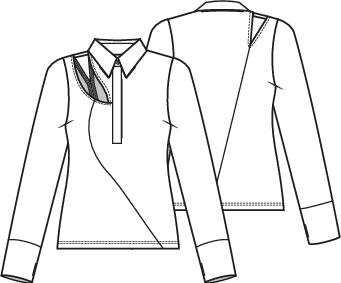 Knipmode 2512-10 top