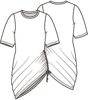 Knipmode 2605-10 t-shirt