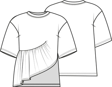 Knipmode 2608-10 t-shirt