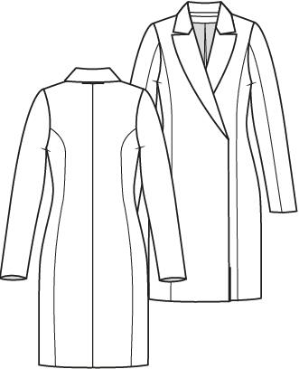 Knipmode 2411-12 jurk
