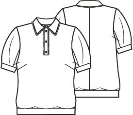 Knipmode 2603-13 top