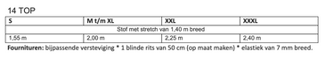 Knipmode 2501-14 top
