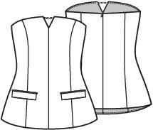 Knipmode 2601-15 gilet