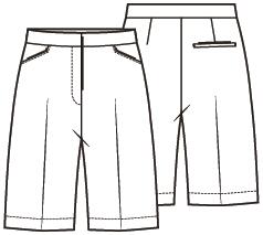 Knipmode 2606-16 short
