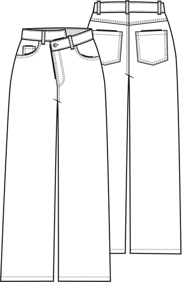 Knipmode 2608-16 broek