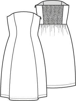 Knipmode 2509-17 jurk