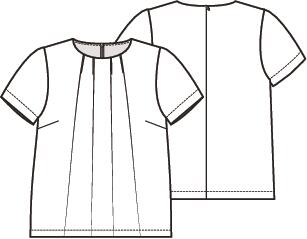 Knipmode 2604-17 top