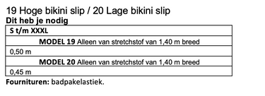 Knipmode 2607-19 bikini slip