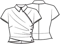 Knipmode 2603-02 top