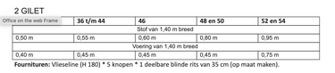 Knipmode 2412-02 gilet