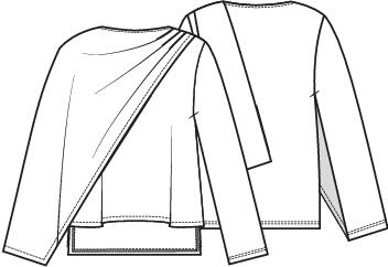 Knipmode 2513-20 top