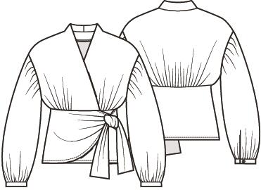 Knipmode 2602-21 top