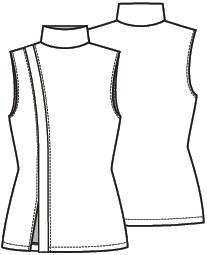 Knipmode 2603-22 top