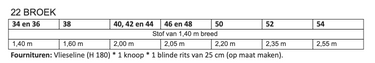 Knipmode 2412-22 broek