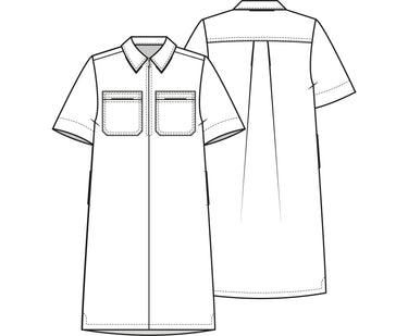 Knipmode 2608-22 jurk