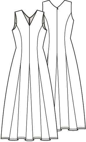 Knipmode 2604-23 jurk