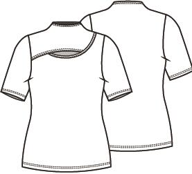 Knipmode 2603-25 top