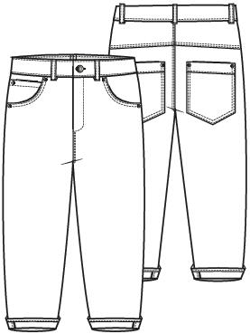 Knipmode 2411-26 broek